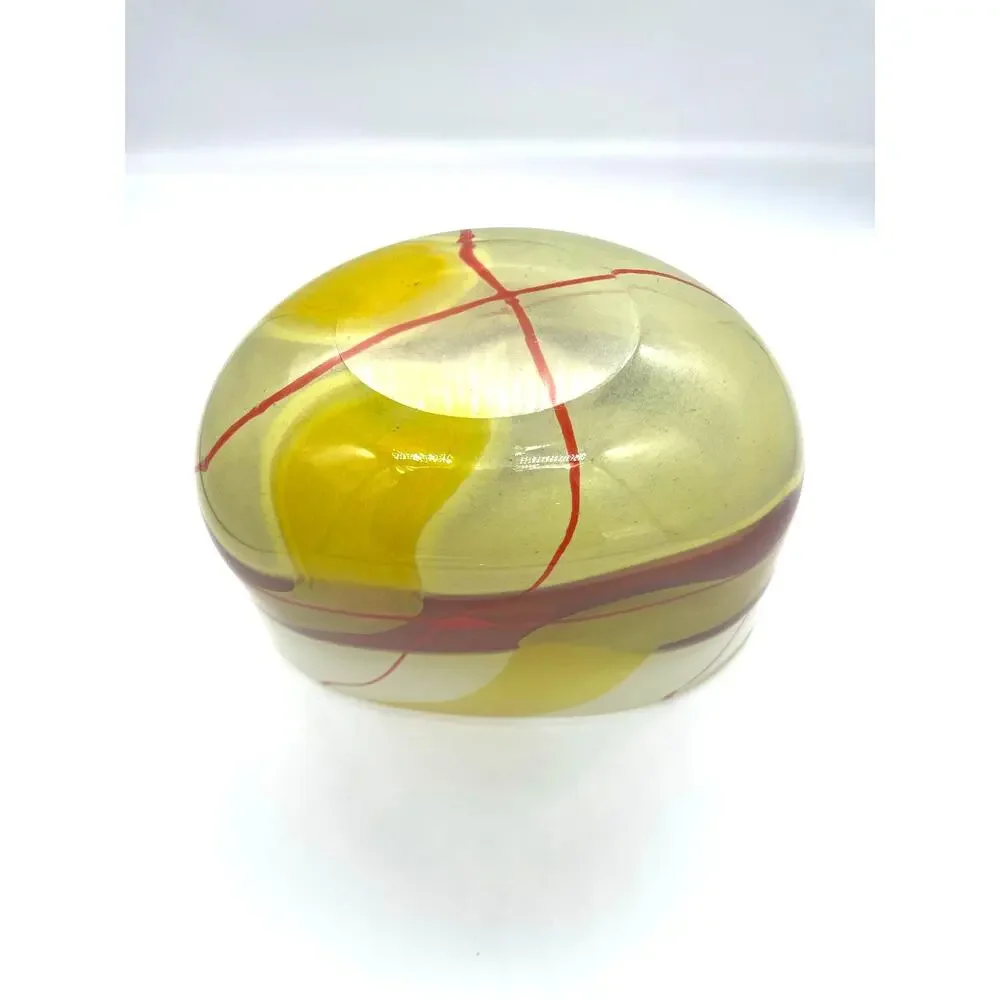 Vilniaus Stiklo Studija Modernist Lithuanian Art Glass Vase 8